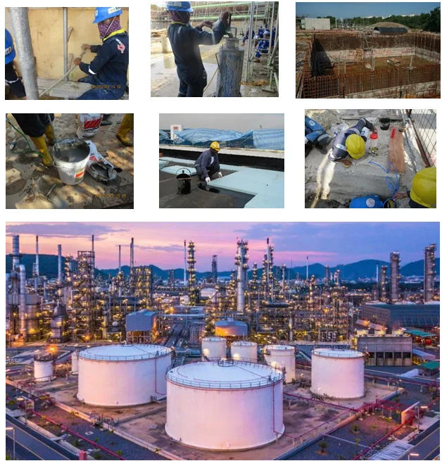 Patching, Grouting, Dry & Wet Injection, Waterproofing + Insulation System @EWTP Pertamina RU VI BalonganProjec